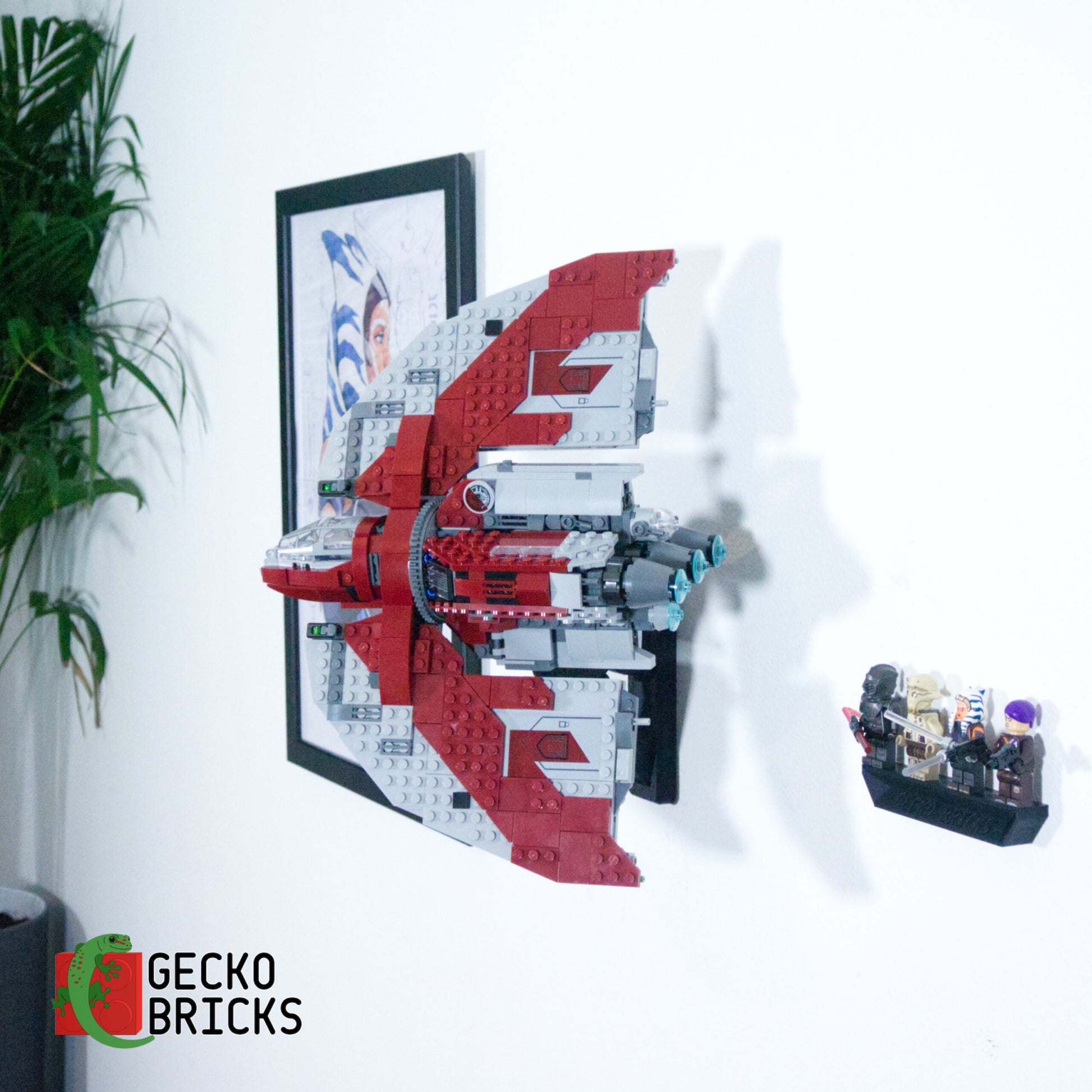 Ahsoka T-6 Shuttle - 75362 - Wall Mount image 0