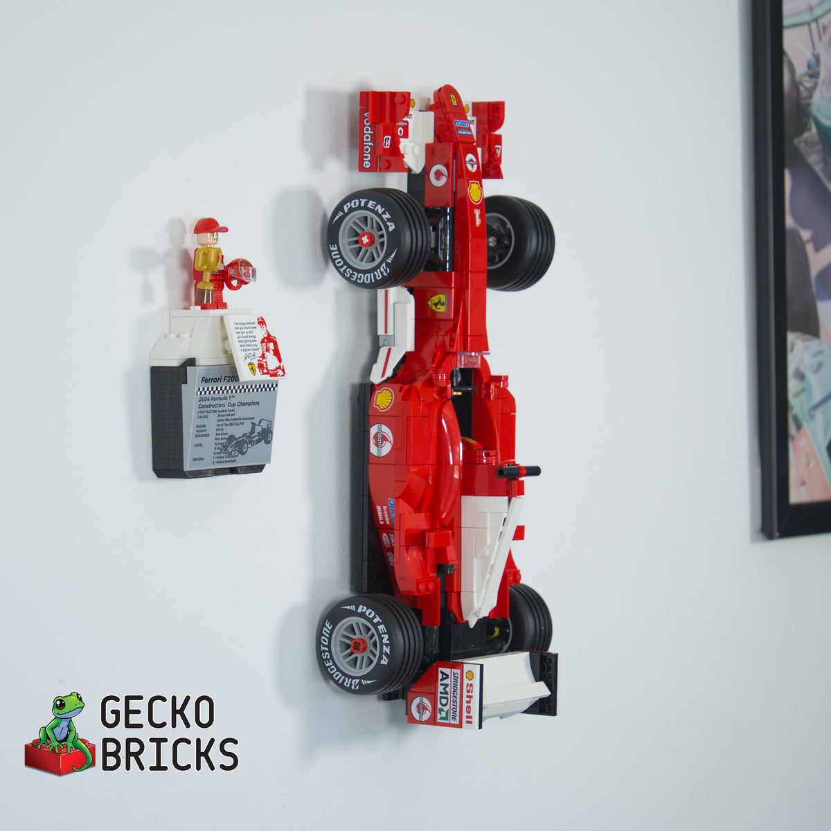 Ferrari F2004 & Michael Schumacher - 11375 - Wall Mount
