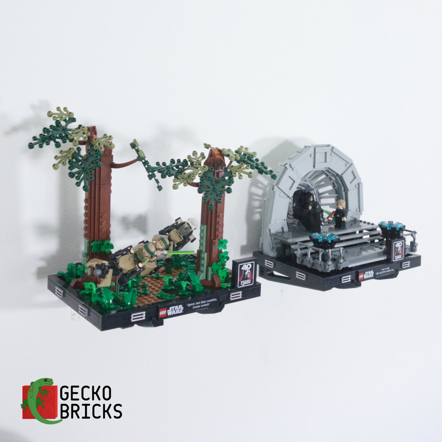 Star Wars Diorama - 75329 75339 75330 75353 75352 - Wall Mount image 3