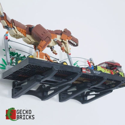 Jurassic Park Diorama T-rex Break Out - 76956 - Wall Mount image 3