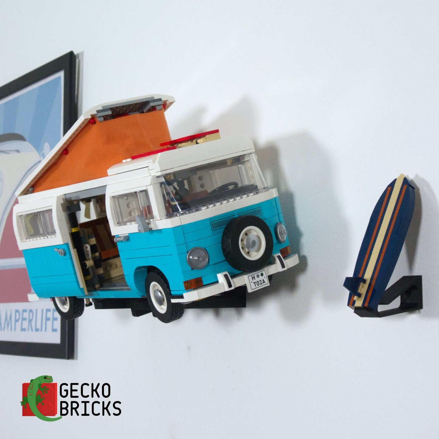 VW Camper Van T2 - 10220/10279 - Wall Mount image 7