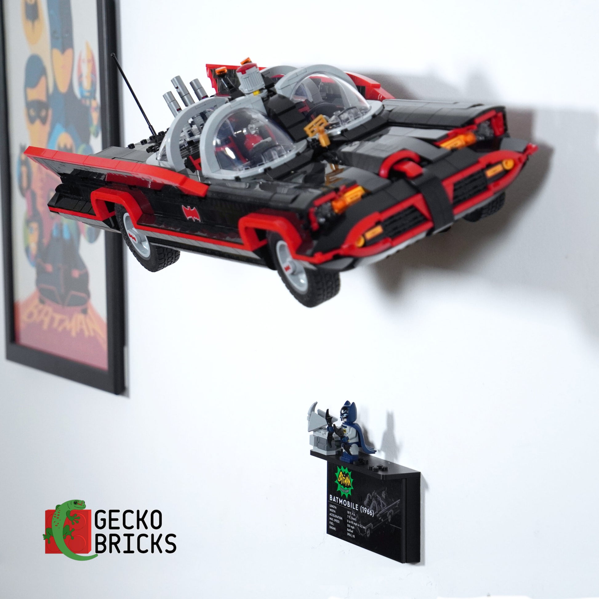 Batmobile Classic TV Series - 76328 - Wall Mount image 1