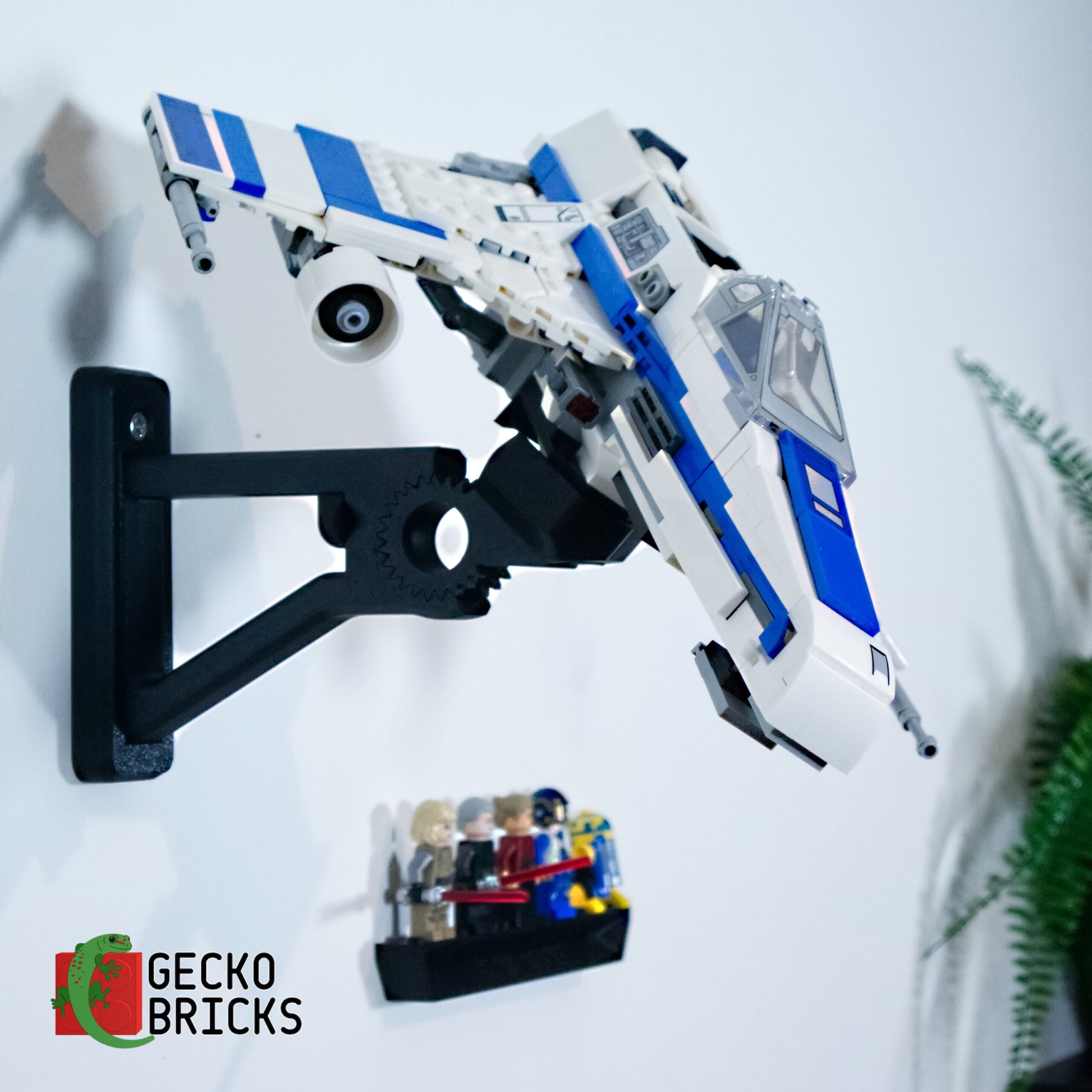 New Republic E-Wing - 75364 - Wall Mount image 0