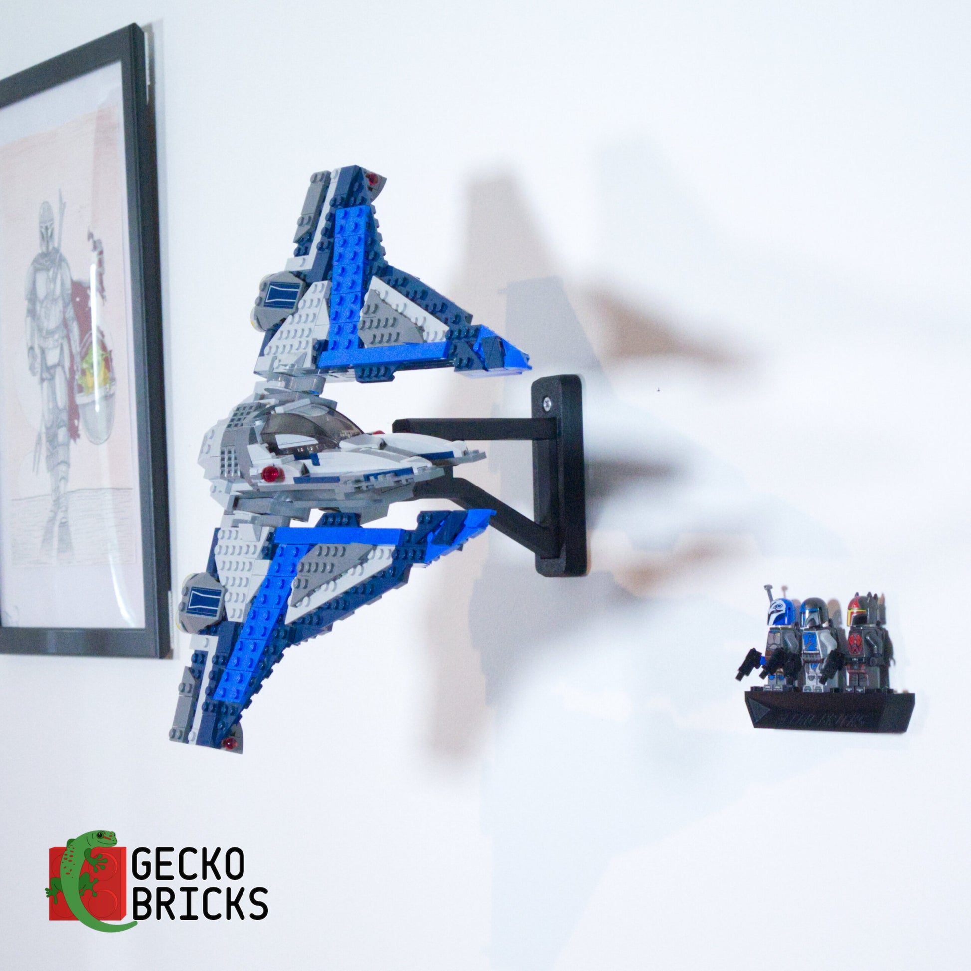 Mandalorian Starfighter - 75316 - Wall Mount image 0