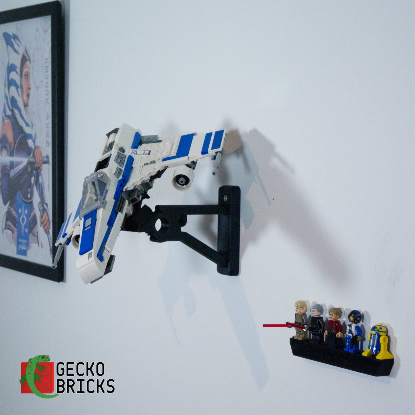 New Republic E-Wing - 75364 - Wall Mount image 1