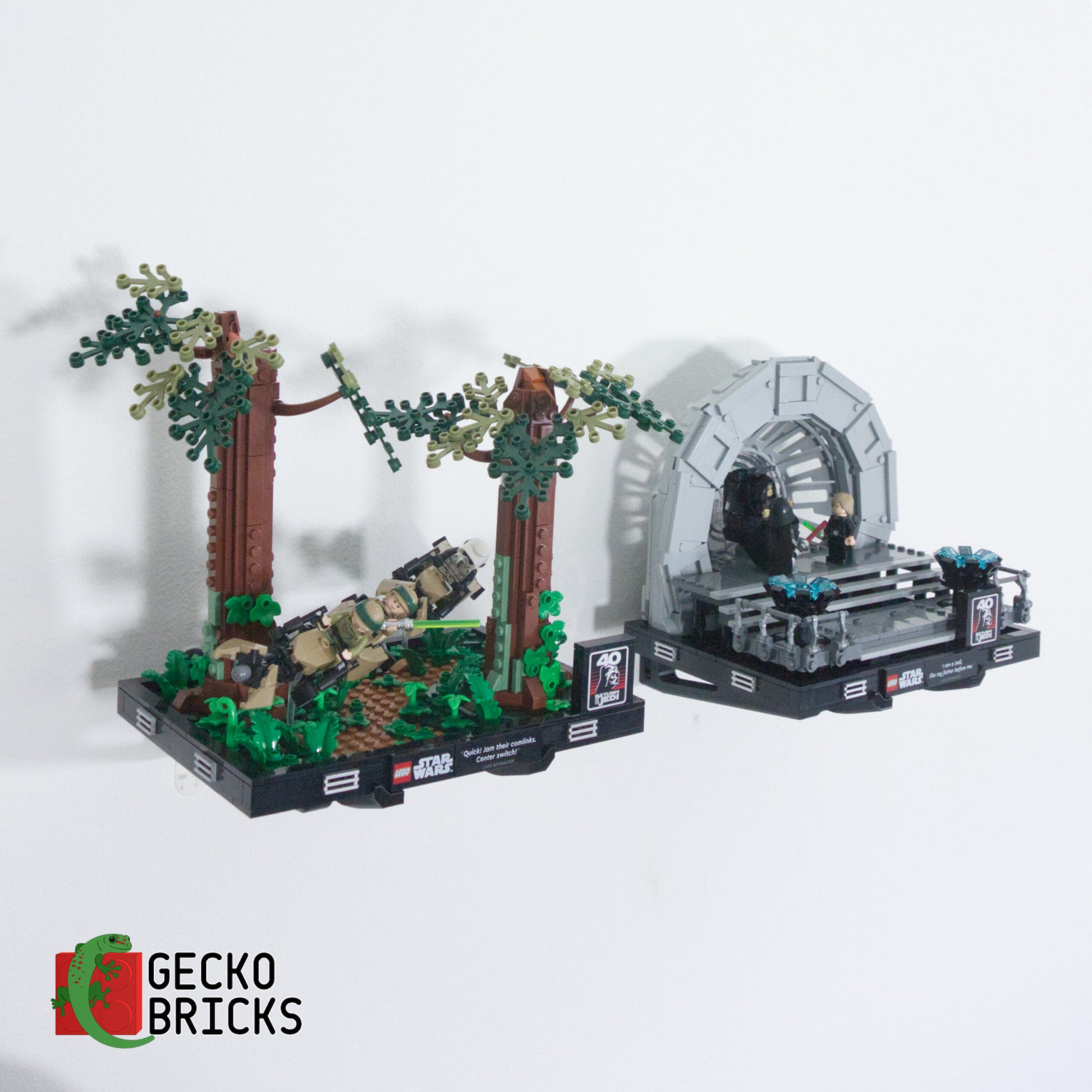 Star Wars Diorama - 75329 75339 75330 75353 75352 - Wall Mount image 0