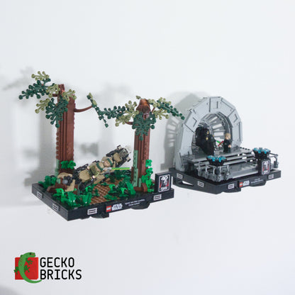 Star Wars Diorama - 75329 75339 75330 75353 75352 - Wall Mount image 0