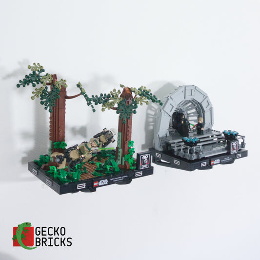 Star Wars Diorama - 75329 75339 75330 75353 75352 - Wall Mount image 0