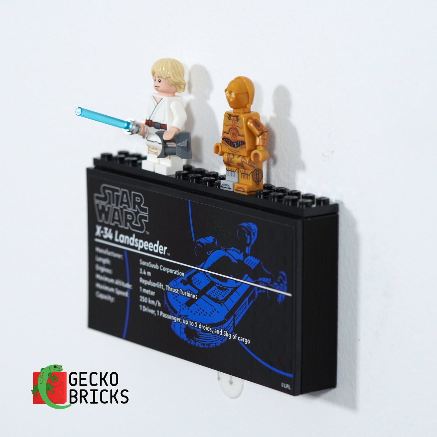 Luke Skywalker Land Speeder - 75341 - Wall Mount image 4