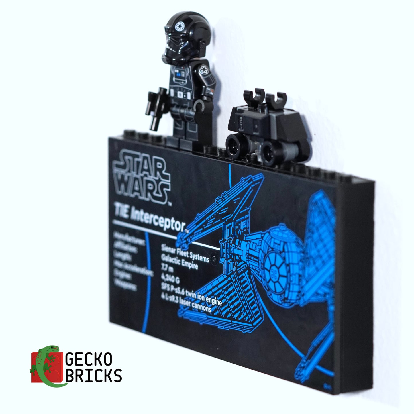 UCS Tie Interceptor - 75382 - Wall Mount image 3
