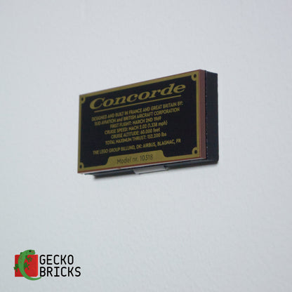 LEGO Icons Concorde (Angled Bracket) - 10318 - Wall Mount image 5