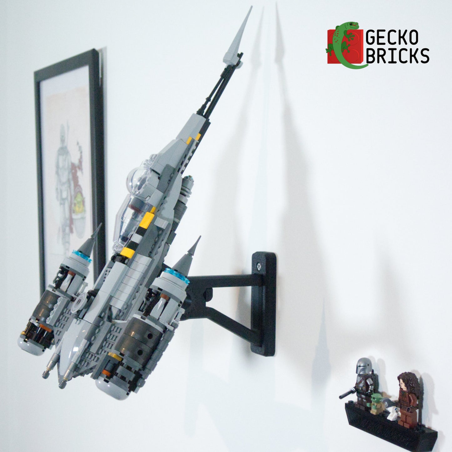 N1 Mandalorian N-1 starfighter - 75325 - Wall Mount image 6