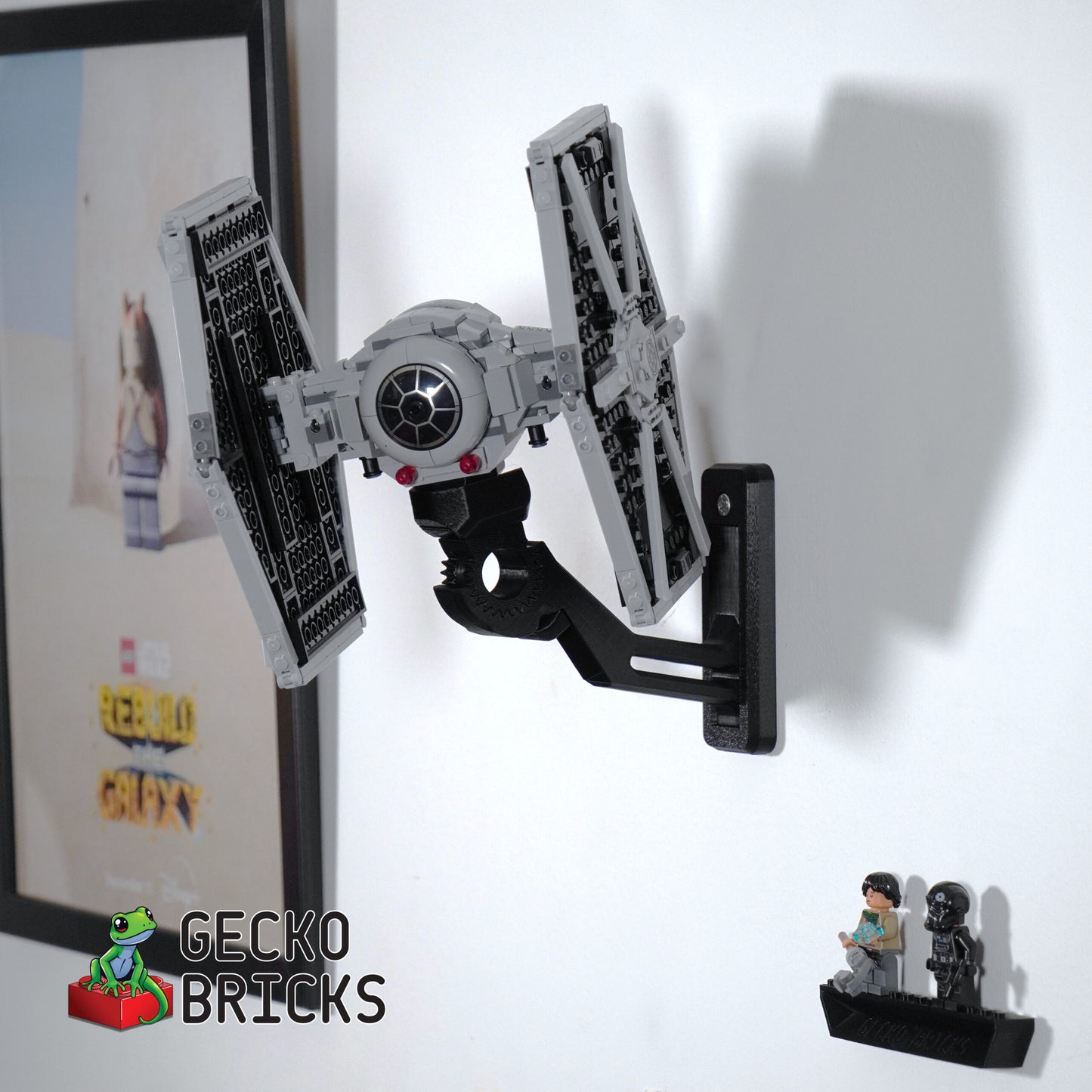 Mash Up Tie Fighter - 75393 - Wall Mount image 0