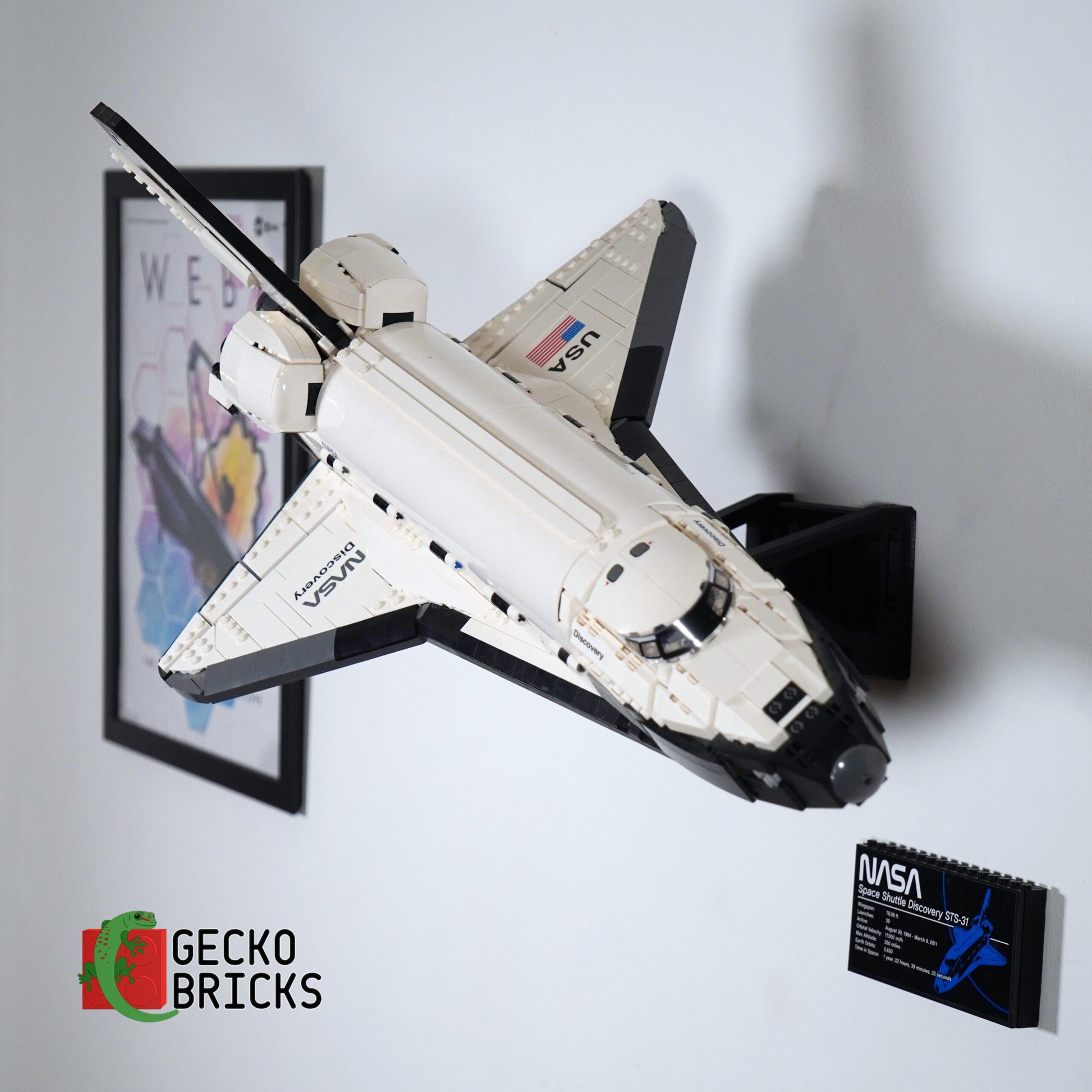 Space Shuttle Discovery Nasa - 10283 - Wall Mount image 2