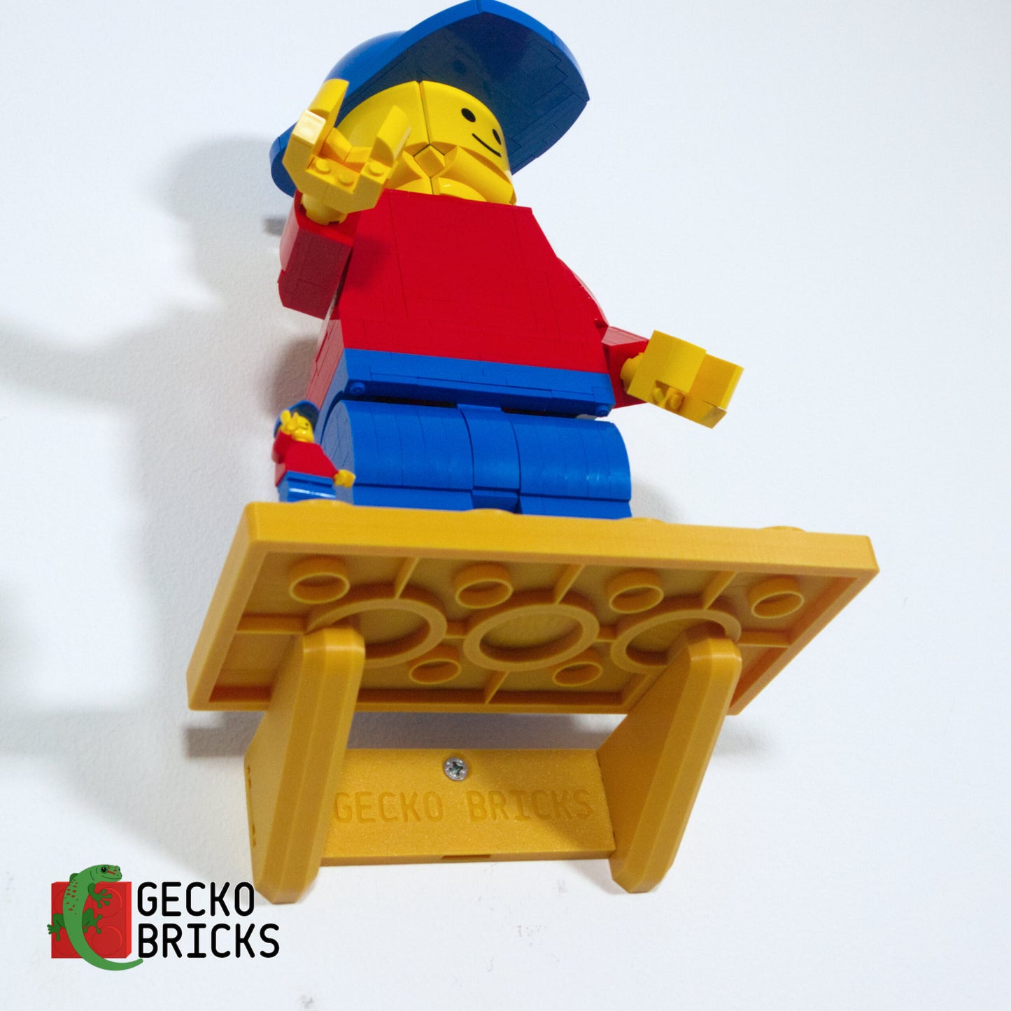 Upscaled Minifigure Wall Mount - 40649 40504 76393 4081 image 3