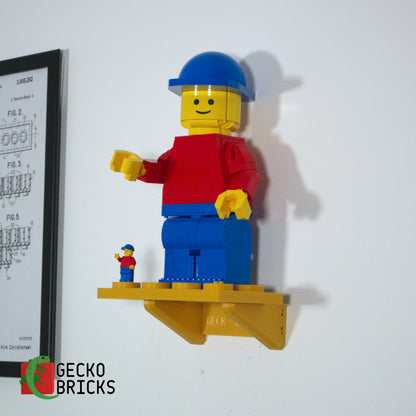 Upscaled Minifigure Wall Mount - 40649 40504 76393 4081 image 1
