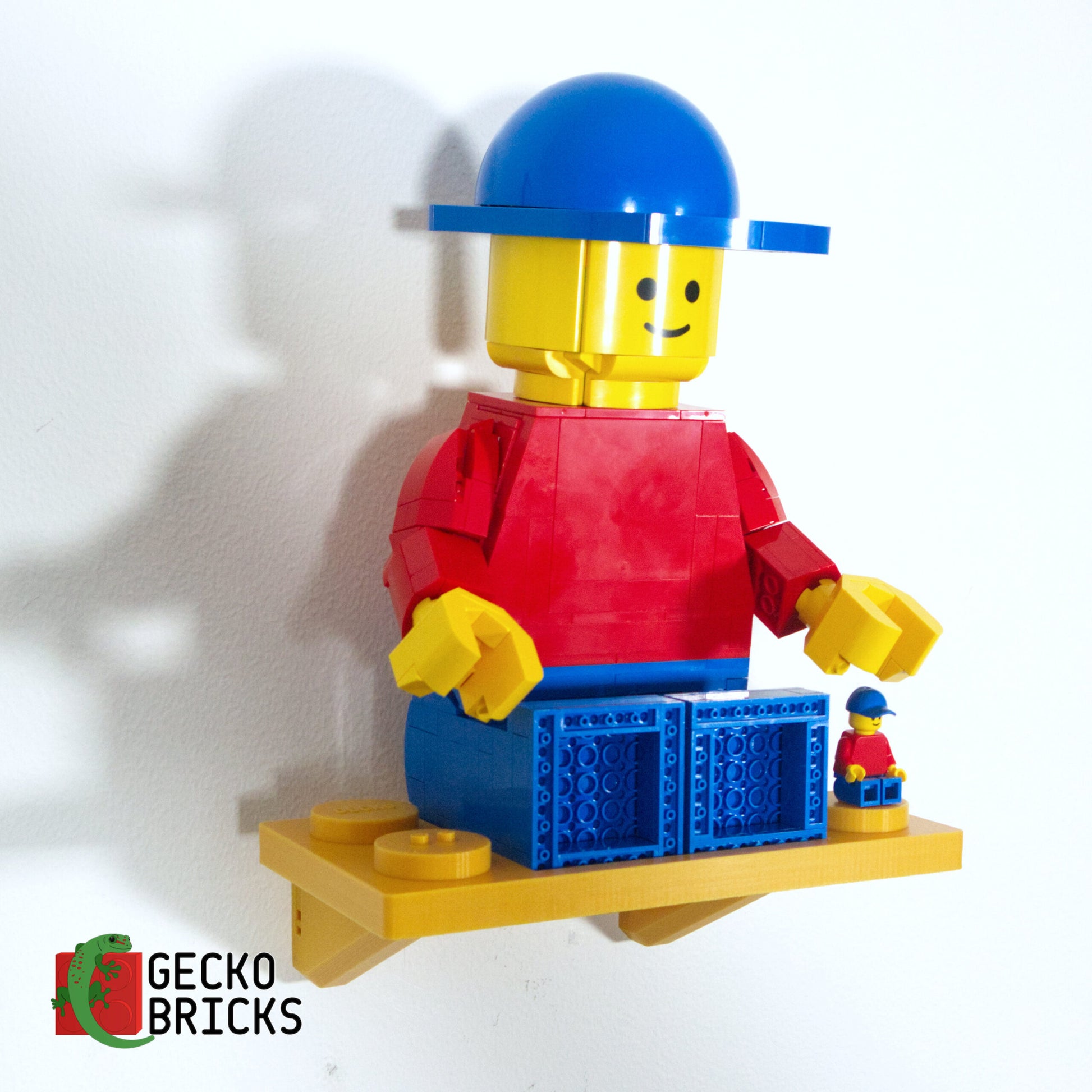 Upscaled Minifigure Wall Mount - 40649 40504 76393 4081 image 4
