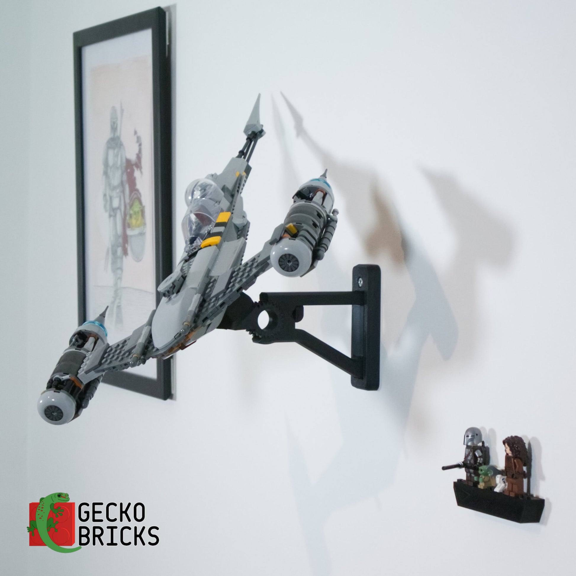 N1 Mandalorian N-1 starfighter - 75325 - Wall Mount image 1