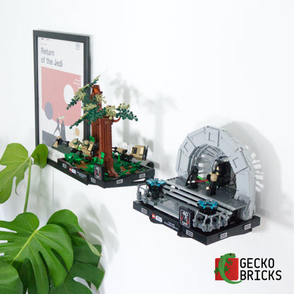 Star Wars Diorama - 75329 75339 75330 75353 75352 - Wall Mount image 2