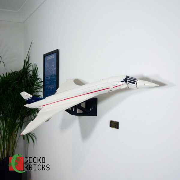 LEGO Icons Concorde (Angled Bracket) - 10318 - Wall Mount - Image 2