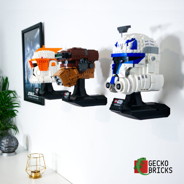 Lego Helmet Collection Wall Mounts