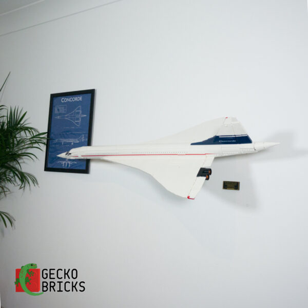 LEGO Icons Concorde (Angled Bracket) - 10318 - Wall Mount - Image 5