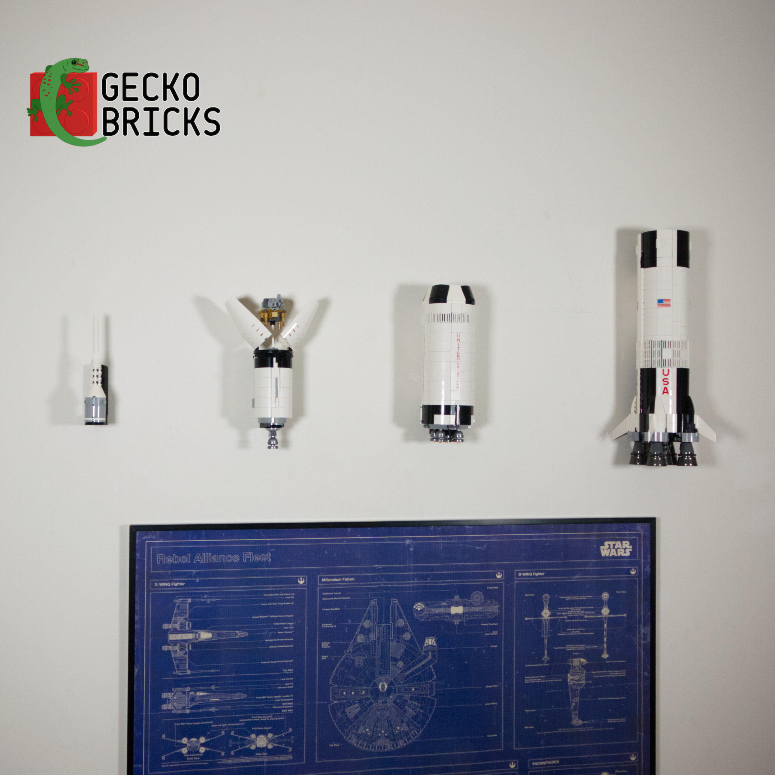 Saturn V Space Rocket (Nasa) - 21309/92176 - Wall Mount - Image 6